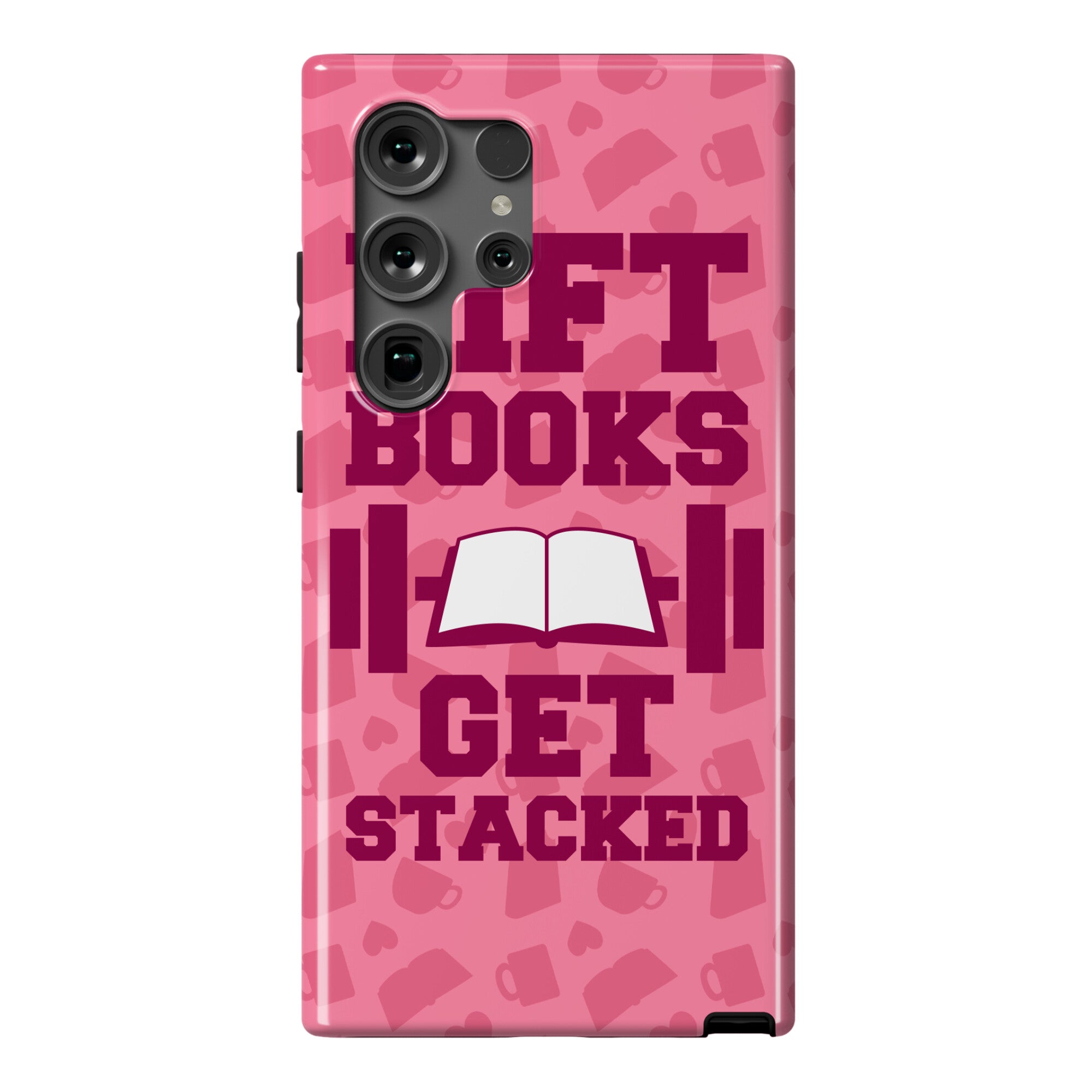 Lift Books, Get Stacked Phone Case